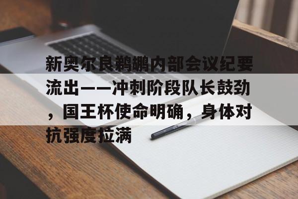 爱游戏入口-新奥尔良鹈鹕内部会议纪要流出——冲刺阶段队长鼓劲,国王杯使命明确,身体对抗强度拉满的简单介绍